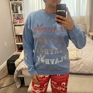 playboy crewneck sweater pullover